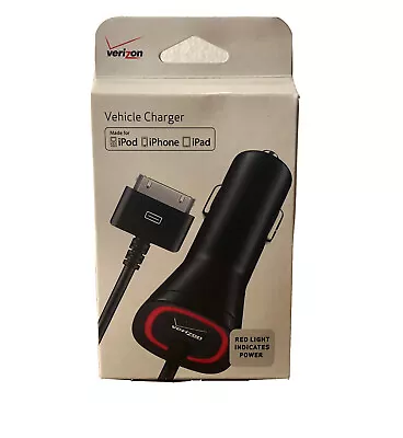 NEW Verizon MFI Apple Certified 30-Pin Vehicle Car Charger For IPhone 3 4 4S • $5.99