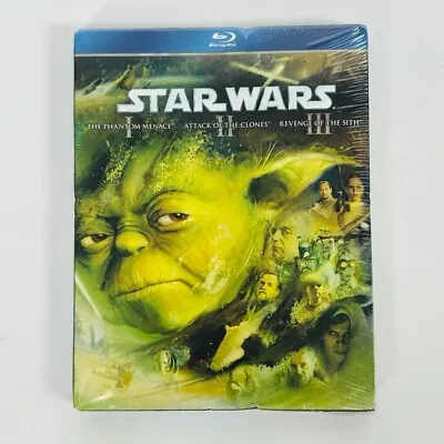 SLIPCOVER DAMAGE -  Star Wars: The Prequel Trilogy (Blu-Ray) Episodes I - III • $34.95