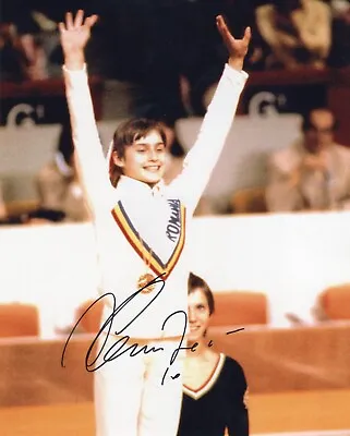 Nadia Comaneci Signed Autograph 1976 Montreal Olympics Gymnastics 8x10 Photo #2  • $76.55