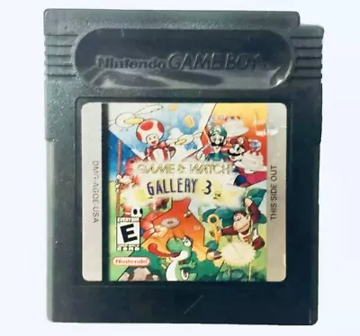 Nintendo GAMEBOY GAME And WATCH GALLERY 3 Color Video Game Boy GBC • $12.50