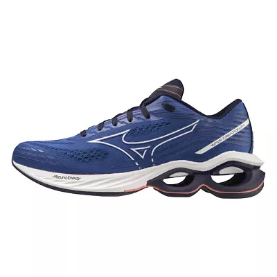 Mizuno Wave Creation 24 [J1GC230153] Men Running Shoes Blue/Black/White • $182