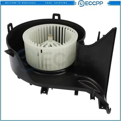 Front HVAC Blower Motor W/Fan Cage For 2003 04 05 06-2011 Saab 9-3 ABS Plastic • $45.99