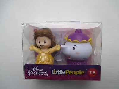 Fisher-price Little People *Disney PRINCESS* Belle & Mrs Pots 1-5 YEARS NEW! • $11.95