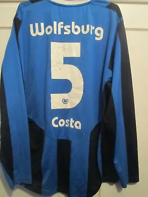 £79.99 • Buy Wolfsburg 2007-2009 Costa 5 Away LS Football Shirt Size Large / 48421