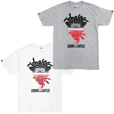 Crooks & Castles Men's Half Fade Medusa Graphic Tee T-Shirt • $21.99