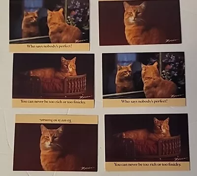 6 9-lives Note Cards Morris The Cat Friskies • $2