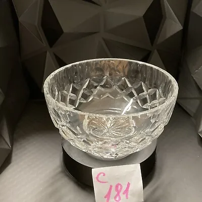 VTG Crystal Bowl 2.5’in High 4’in D 2’in Deep Made In Scotland Edinburgh. • £6