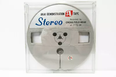 Akai Reel To Reel Demonstration Reel Empty W Clear EMI Enclosure Box Collectable • $95.70