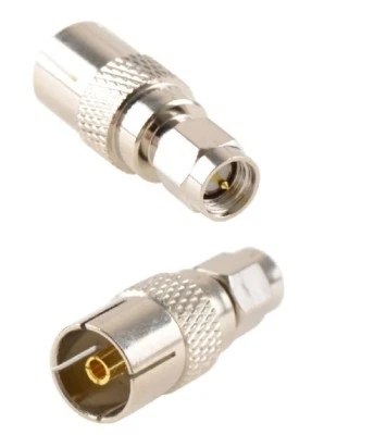 £3.95 • Buy SMA Male To Coax TV Socket Adaptor Female IEC DVB-T TV Socket X1           869