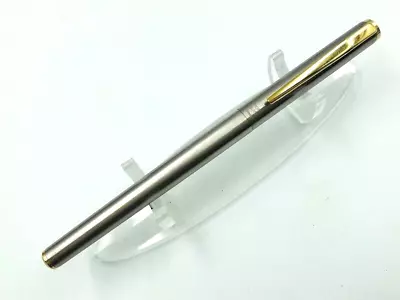 MONTBLANC 14K Gold 585 Noblesse Fountain Pen St.Steel Silver • $37