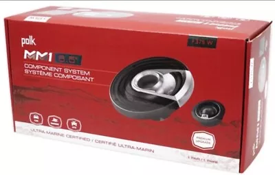 POLK MM6502 6.5  750 Watt 2-Way Car & Marine Component Speaker System BRAND NEW • $169.95