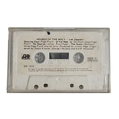 LED ZEPPELIN - 'Houses Of The Holy' Cassette Tape Album *NO INLAY* ATLANTIC • $25.49