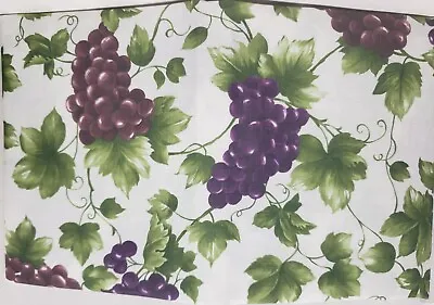 Printed Fabric Linen Tablecloth 70  Round (4-6 People) GRAPES BH • $19.99