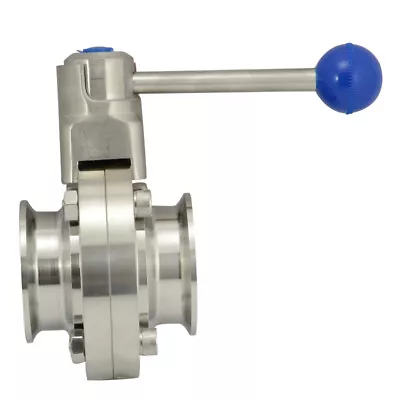 4  Inch 102mm Pipe Tri Clamp Sanitary Butterfly Valve Stainless Steel 316 • $374.80