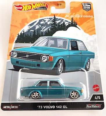 Hot Wheels '73 Volvo 142 GL Metallic Teal #4 - 2022 Car Culture: Auto Strasse • $15.99