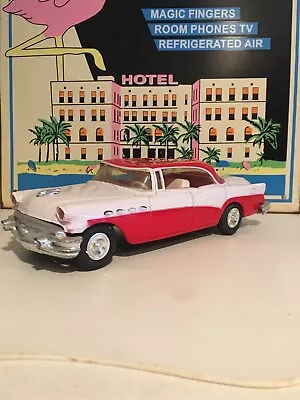 1956 AMT Buick Roadmaster 4 Dr. Friction Promo Model Car Tu-Tone DeLuxe Version • $92
