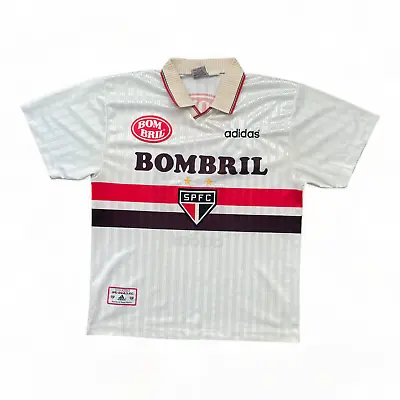 1997 Sao Paulo FC #10 Home Football Shirt Vintage Rare Soccer Kit Large • $193.57