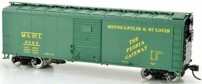 Bowser MINNEAPOLIS & St.LOUIS 40' Box Car #4844 NIB RTR *FREE SHIPING • $28.95