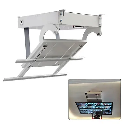 $420 • Buy Electric Ceiling TV Mount Bracket Flip Down Motorized Pitched Roof For 32-70 In