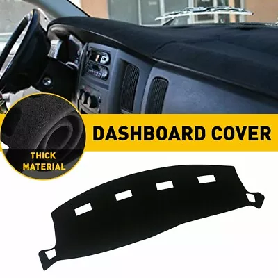$21.99 • Buy NEW For Dodge Ram 1500 2500 3500 2002 - 2008 Dash Cover Mat Dashmat Black 2003