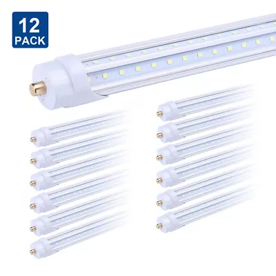 8FT FA8 Single Pin LED Tube Light 65W T8 F96T12 Fluorescent Bulb Light 6000K 12P • $153.71