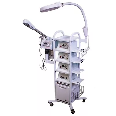 Multifunction Facial Machine 14 In1 With Steamer Flex Magnifying Lamp Microderm • $1195.19