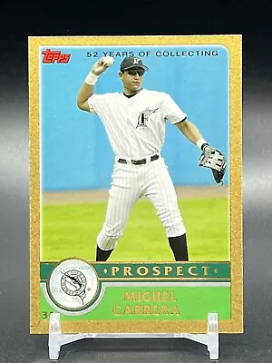 2003 Topps Gold Miguel Cabrera #126 SP #’d /2003 HOF • $41