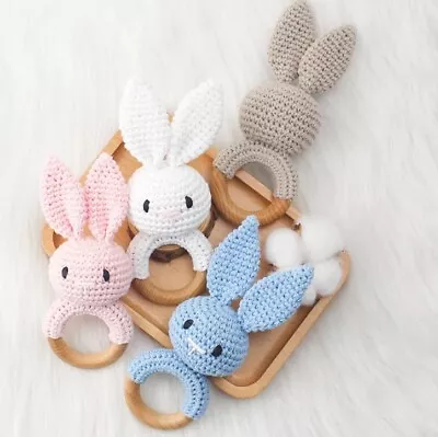 Crochet Bunny Hand Rattle • £10.99