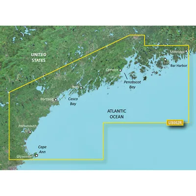 Garmin BlueChart® G3 Vision® HD - VUS002R - South Maine - MicroSD&trade • $309.69