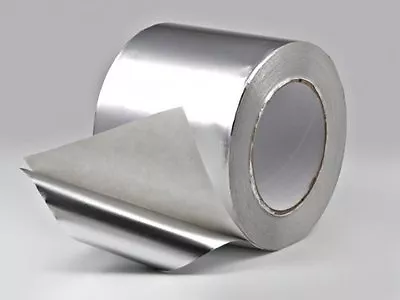 Ultratape Self Adhesive Aluminium Foil Insulation Tape 50mm 75mm 100mm X 45.7m • £11.99