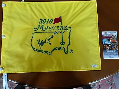 2010 Masters Golf Flag- Signed Hootie Johnson- Chairman- JSA AUTHENTICATED- PGA • $249.99