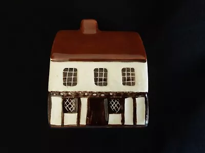 Vintage Suffolk Cottage Mudlen  Ceramic House Miniature. Made In England.  • $21