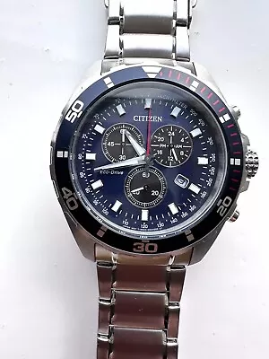 Citizen Eco Drive Mens Chronograph Divers Watch - AT2510-58L-Brand New-Warranty • £139.99