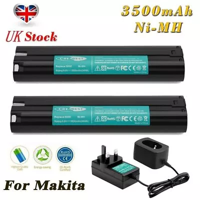 9.6V 4.0AH Ni-MH Battery/Charger For MAKITA 9000 9001 9002 193890-9 4390D 6891D • £55.89