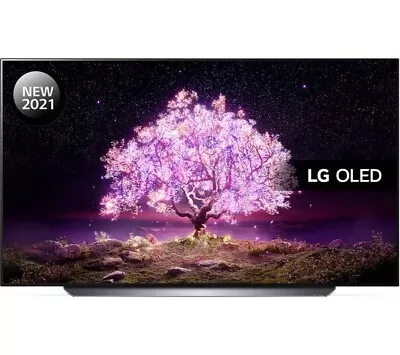 LG OLED77C14LB 77  Smart 4K Ultra HD HDR OLED TV (SMASHED SCREEN) • £100