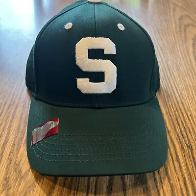 NCAA Michigan State Spartans Green Hat Adjustabl Cap Captivating Headgear • $19.79