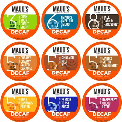 80 Count 9 Flavor Decaf Coffee Pods Variety Pack Compatible W/ K-Cup Brewers 8 • $48.82