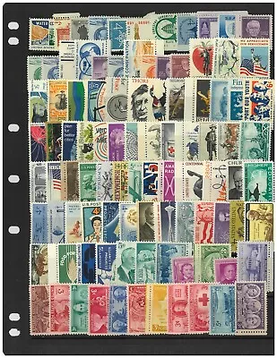 USA Selection Of 200 Different Commemorative Stamps In Glassine Bag All Mint  • $50
