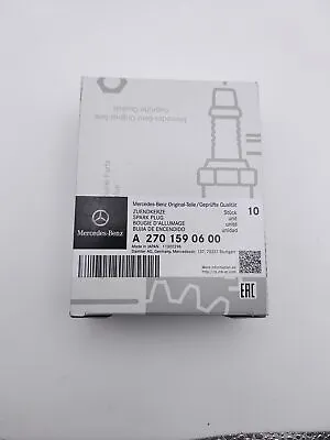 Genuine 6 Spark Plugs Mercedes Benz C CLS E GL GLC GLE GLK GLS ML S 2701590600 • $60.99