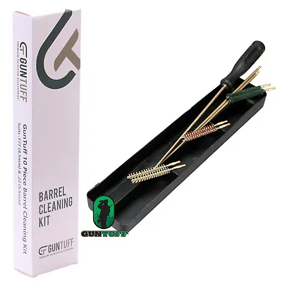 Barrel CLEANING KIT Air Rifle Pistol Gun Airgun Rimfire 177 22 Brushes & Rods • £10.19