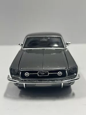 1/24 Maisto 1967 Ford Mustang GT Diecast Model Car Metallic Gray 31260 • $24.99