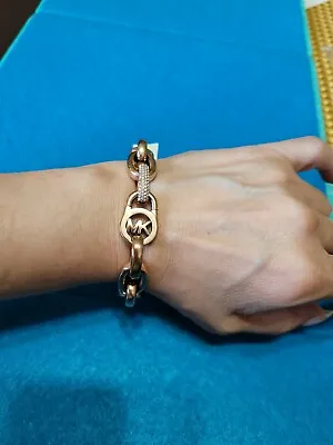 Michael Kors  Exclusives Link Bracelet  Rose Gold Nwt $145 • $79