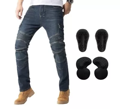 CTBQiTom Motorcycle Pants For Men Motocross/Motorbike Riding Denim • $42