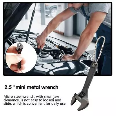 2.5  Mini Metal Wrench Adjustable 0`10mm Jaw Spanner Hand `` Tool--us V8W8 • $2.53