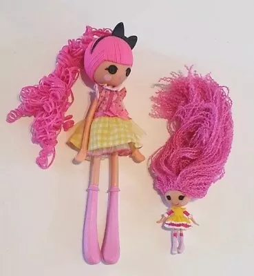 Lalaloopsy 'Medium And Little Doll Duo': Used 23cm And 7cm High Toy Combination  • $18.95