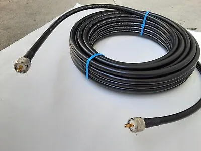 USMADE Times Microwave 100 FT LMR-400 PL259 Male Ultra Loss 50 Ohm Cable CB HAM • $135