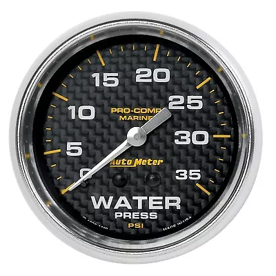 AutoMeter 200773-40 Marine Mechanical Water Pressure Gauge • $80.99