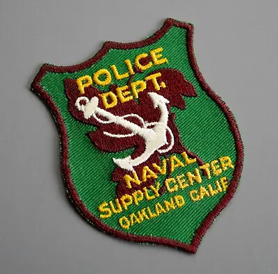 Oakland California Naval Supply Center Police Patch ++ Mint Alameda County CA • $78.49