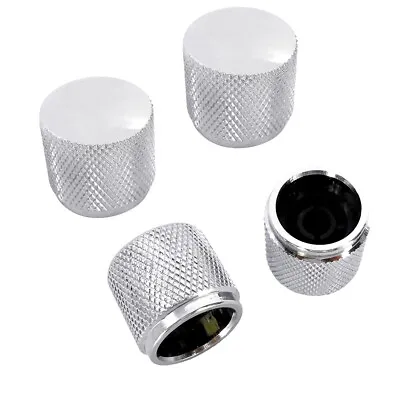 $9.99 • Buy Guitar Speed Control Knobs Volume Tone Knobs For Fender Tele Or Bass 4pcs Chrome
