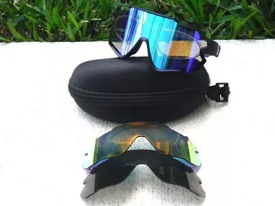 GALAXY Mountain Cycling Golfing Driving Sport Bike Sunglasses 100% UVAB 3 Lens • $14.23